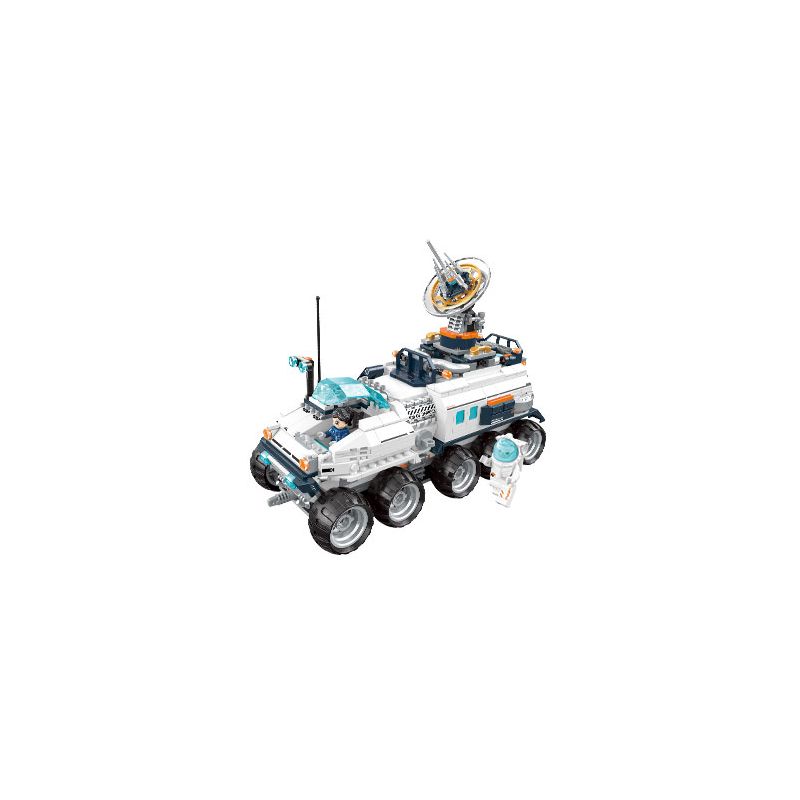 JAKI CK002 non Lego SPACE FUN BÌNH MINH THÁM HIỂM ROVER bộ đồ chơi xếp lắp ráp ghép mô hình City BREAKING-DAWN DETECTION VEHICLE Thành Phố