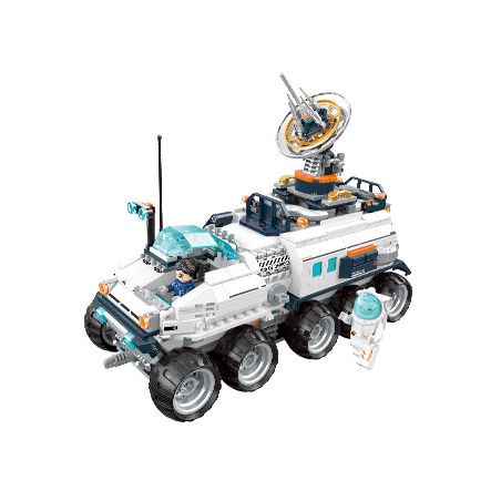 JAKI CK002 SPACE FUN BÌNH MINH THÁM HIỂM ROVER bộ đồ chơi xếp lắp ráp ghép mô hình City BREAKING-DAWN DETECTION VEHICLE Thành Phố