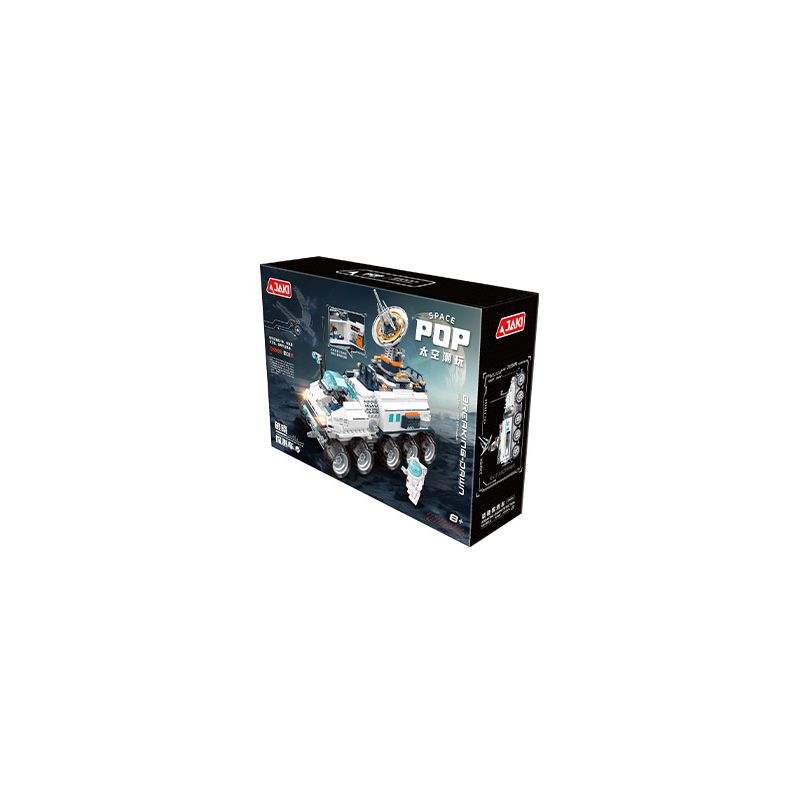 JAKI CK002 SPACE FUN BÌNH MINH THÁM HIỂM ROVER bộ đồ chơi xếp lắp ráp ghép mô hình City BREAKING-DAWN DETECTION VEHICLE Thành Phố