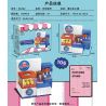 JIESTAR 58262 THÀNH PHỐ TOÀN CẦU QUẦY BỎNG NGÔ bộ đồ chơi xếp lắp ráp ghép mô hình City GLOBAL CITY POPCORN STAND 106 khối