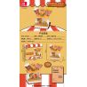 JIESTAR 58264 THÀNH PHỐ TOÀN CẦU QUẦY BURGER bộ đồ chơi xếp lắp ráp ghép mô hình City GLOBAL CITY BURGER VENDOR 109 khối
