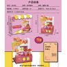JIESTAR 58268 THÀNH PHỐ VŨ TRỤ QUẦY KẸO bộ đồ chơi xếp lắp ráp ghép mô hình City GLOBAL CITY CANDY STALL 114 khối
