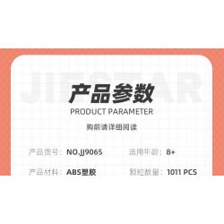 JIESTAR JJ9065 9065 HOA TULIP bộ đồ chơi xếp lắp ráp ghép mô hình Creator ROSE TULIP Sáng Tạo 1011 khối