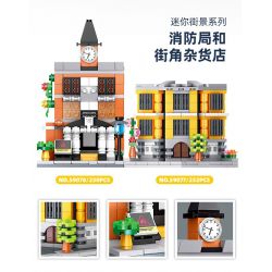 JIESTAR 59077 CỬA HÀNG TẠP HÓA bộ đồ chơi xếp lắp ráp ghép mô hình TIME GROCERY STORE 232 khối