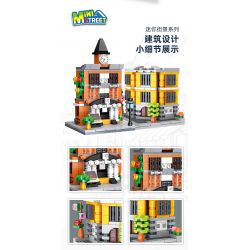 JIESTAR 59077 CỬA HÀNG TẠP HÓA bộ đồ chơi xếp lắp ráp ghép mô hình TIME GROCERY STORE 232 khối