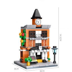 JIESTAR 59077 CỬA HÀNG TẠP HÓA bộ đồ chơi xếp lắp ráp ghép mô hình TIME GROCERY STORE 232 khối