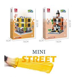 JIESTAR 59077 CỬA HÀNG TẠP HÓA bộ đồ chơi xếp lắp ráp ghép mô hình TIME GROCERY STORE 232 khối