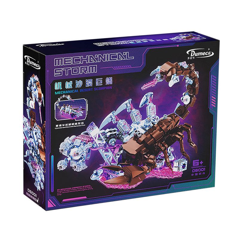 DUOMAIKA D6001 6001 CYBORG BỌ CẠP SA MẠC CƠ KHÍ bộ đồ chơi xếp lắp ráp ghép mô hình MECHANICAL DESERT SCORPION