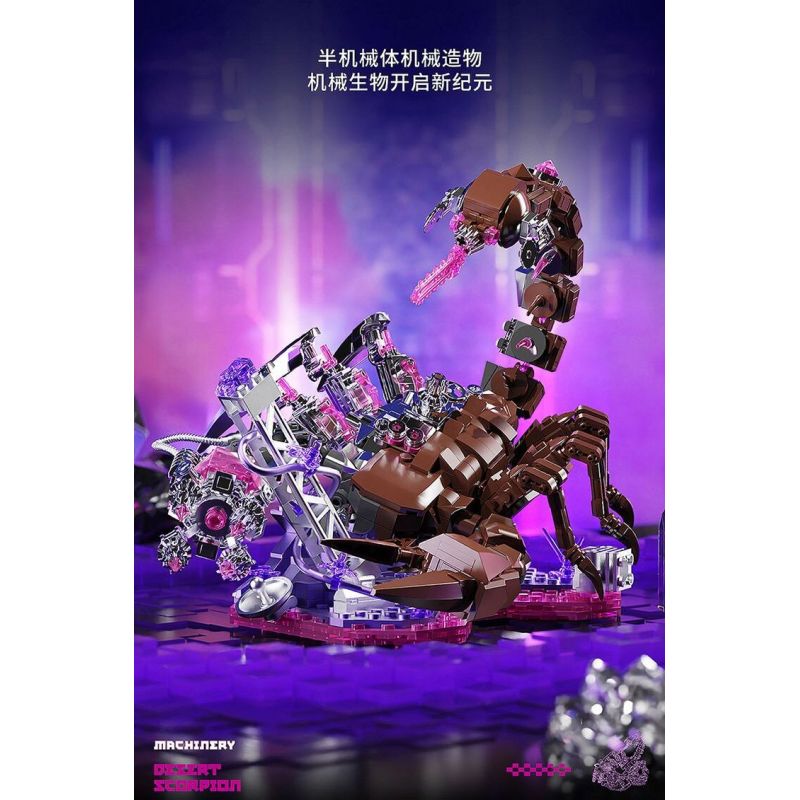 DUOMAIKA D6001 6001 CYBORG BỌ CẠP SA MẠC CƠ KHÍ bộ đồ chơi xếp lắp ráp ghép mô hình MECHANICAL DESERT SCORPION