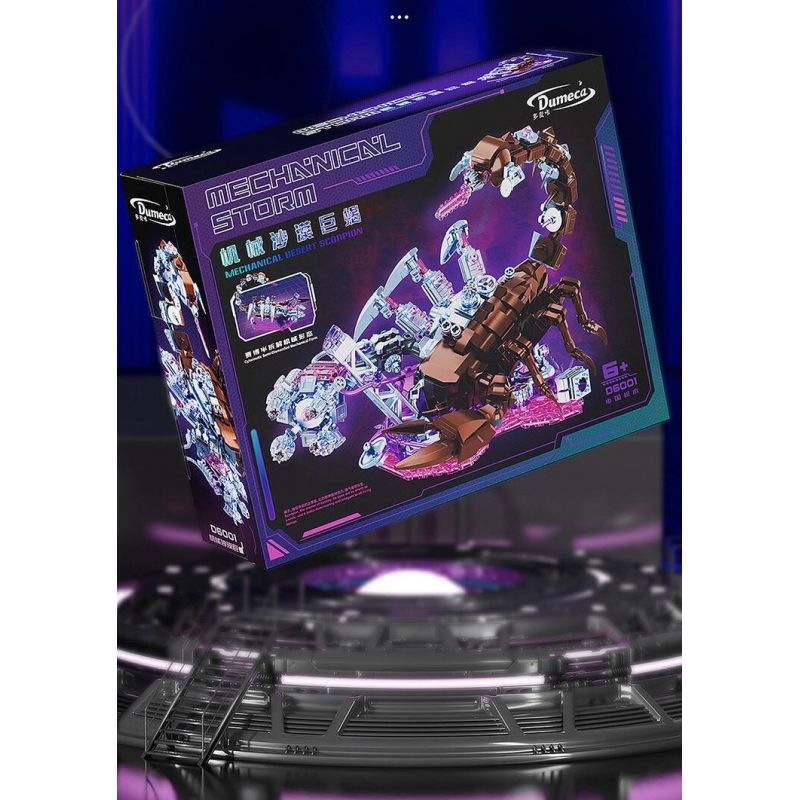 DUOMAIKA D6001 6001 CYBORG BỌ CẠP SA MẠC CƠ KHÍ bộ đồ chơi xếp lắp ráp ghép mô hình MECHANICAL DESERT SCORPION