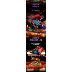 DUOMAIKA D6002 6002 NGƯỜI MÁY HERCULES CƠ KHÍ bộ đồ chơi xếp lắp ráp ghép mô hình MECHANICAL HERCUCES BEETLE