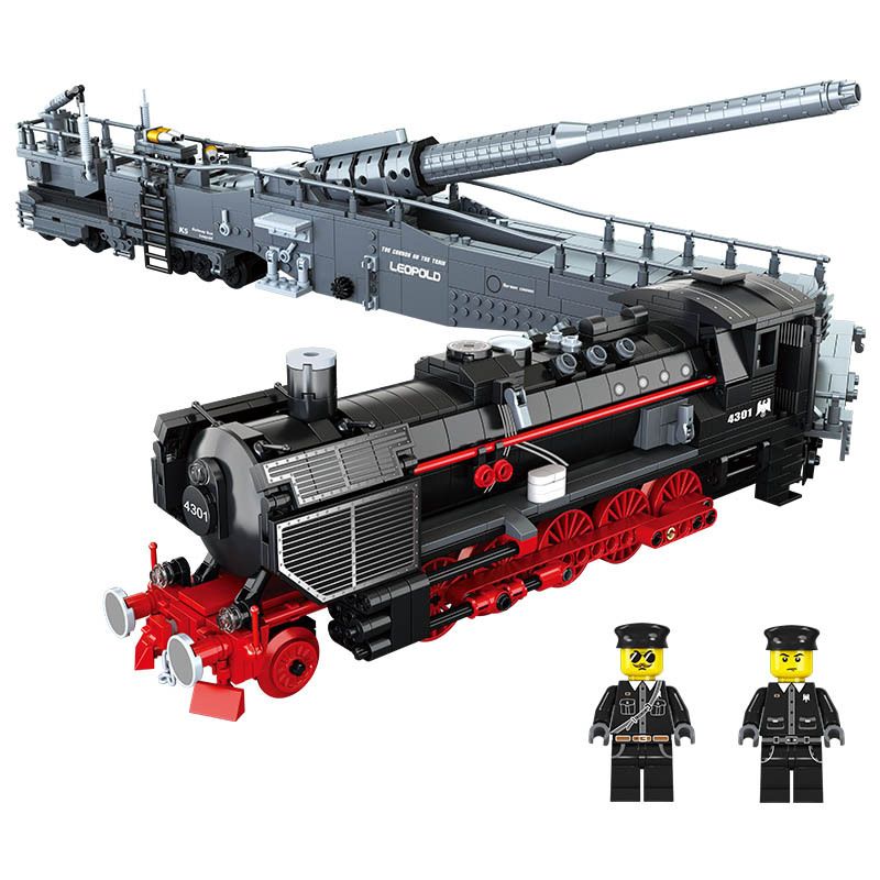 FORANGE FC4301 4301 non Lego SÚNG TÀU K5 bộ đồ chơi xếp lắp ráp ghép mô hình Military Army K5 LEOPOLD Quân Sự Bộ Đội 1631 khối