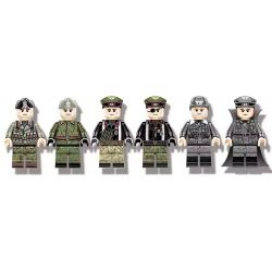 AMERICAN LEAGUE 98200 XE TĂNG KING TIGER bộ đồ chơi xếp lắp ráp ghép mô hình Military Army THE KING TIGER HEAVEY TANK Quân Sự Bộ Đội 1210 khối