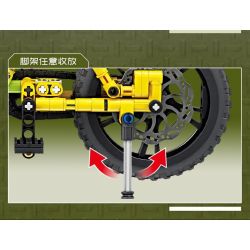 Kazi KY1118 1118 XE ĐẠP LEO NÚI JANT bộ đồ chơi xếp lắp ráp ghép mô hình Technic Kỹ Thuật Công Nghệ Cao Mô Hình Phương Tiện 220 khối