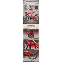 Kazi KY1119 1119 XE ĐẠP LEO NÚI MELIDA bộ đồ chơi xếp lắp ráp ghép mô hình Technic Kỹ Thuật Công Nghệ Cao Mô Hình Phương Tiện 212 khối