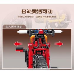 Kazi KY1119 1119 XE ĐẠP LEO NÚI MELIDA bộ đồ chơi xếp lắp ráp ghép mô hình Technic Kỹ Thuật Công Nghệ Cao Mô Hình Phương Tiện 212 khối