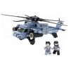 FORANGE FC4106 4106 TRỰC THĂNG Z-20 bộ đồ chơi xếp lắp ráp ghép mô hình Military Army STRAIGHT 20 HELICOPTER Quân Sự Bộ Đội 366 khối