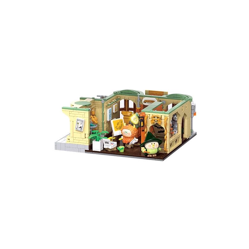 TOP TOY TC2037 2037 non  HỌC VIỆN ẢO THUẬT MA LITTLE PARROT BEBE LỚP NGHỆ bộ đồ chơi xếp lắp ráp ghép mô hình Movie & Game MAGIC ACADEMY Phim Và Trò Chơi 750 khối