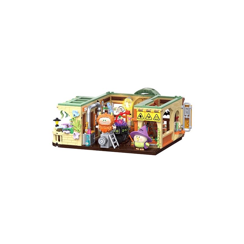 TOP TOY TC2038 2038 non  HỌC VIỆN ẢO THUẬT MA BEBE CON VẸT NHỎ LỚP ĐỘC DƯỢC bộ đồ chơi xếp lắp ráp ghép mô hình Movie & Game MAGIC ACADEMY Phim Và Trò Chơi 750 khối