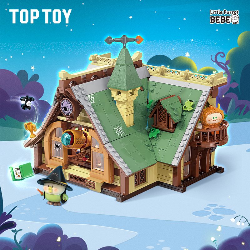 TOP TOY TC2039 2039 HỌC VIỆN ẢO THUẬT MA LITTLE PARROT BEBE THƯ GIẢ TƯỞNG bộ đồ chơi xếp lắp ráp ghép mô hình Movie & Game MAGIC ACADEMY Phim Và Trò Chơi 750 khối