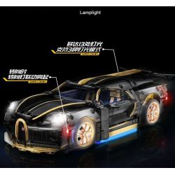 JI BRICK J2020 2020 BUGATTI DIVO (BUGATTI DIVO) tỷ lệ 1:14 bộ đồ chơi xếp lắp ráp ghép mô hình Technic Kỹ Thuật Công Nghệ Cao Mô Hình Phương Tiện 1368 khối