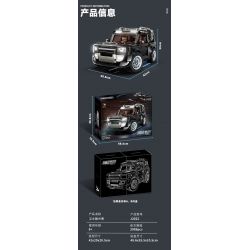 JI BRICK J2022 2022 SUPER GHIBLI HẬU VỆ PALAMBO tỷ lệ 1:8 bộ đồ chơi xếp lắp ráp ghép mô hình Technic Kỹ Thuật Công Nghệ Cao Mô Hình Phương Tiện 2089 khối