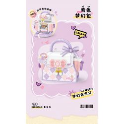 LOZ 8846 CHIẾC TÚI DỄ THƯƠNG MƠ ƯỚC MÀU TÍM bộ đồ chơi xếp lắp ráp ghép mô hình