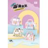 LOZ 8846 CHIẾC TÚI DỄ THƯƠNG MƠ ƯỚC MÀU TÍM bộ đồ chơi xếp lắp ráp ghép mô hình