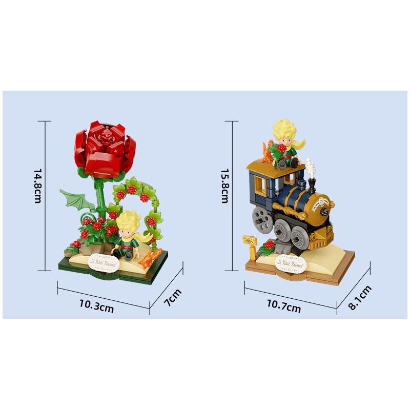 PANTASY 86317 HOÀNG TỬ BÉ STAR ROCKER ROSE bộ đồ chơi xếp lắp ráp ghép mô hình LE PETIT PRINCE 300 khối