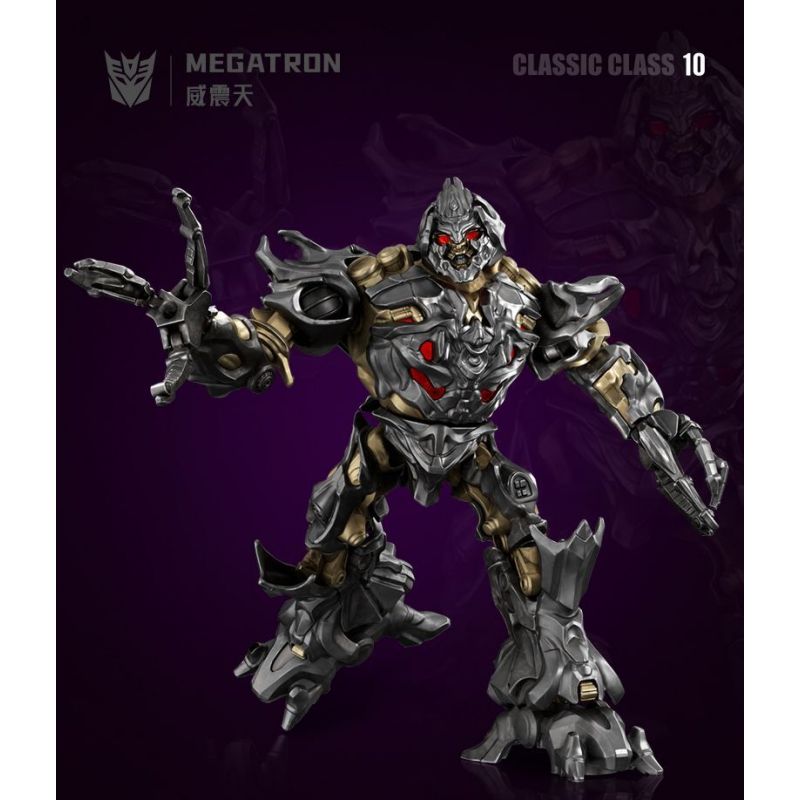 BLOKEES 71158 TRANSFORMERS BEYOND MOVIE 1 MEGATRON 10 bộ đồ chơi xếp lắp ráp ghép mô hình Movie & Game Phim Và Trò Chơi