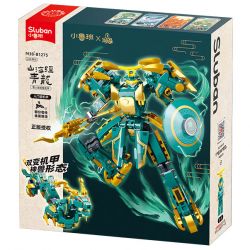 SLUBAN M38-B1275 B1275 1275 M38B1275 38-B1275 KINH ĐIỂN CỦA NÚI VÀ BIỂN QINGLONG MÁY ĐIỀU KHIỂN CÓ NGƯỜI LÁI bộ đồ chơi xếp lắp ráp ghép mô hình 244 khối