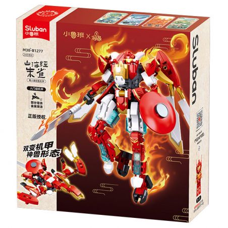 SLUBAN M38-B1277 B1277 1277 M38B1277 38-B1277 CỔ ĐIỂN CỦA NÚI VÀ BIỂN SUZAKU CƠ KHÍ ĐIỀU KHIỂN CÓ NGƯỜI LÁI bộ đồ chơi xếp lắp ráp ghép mô hình 248 khối