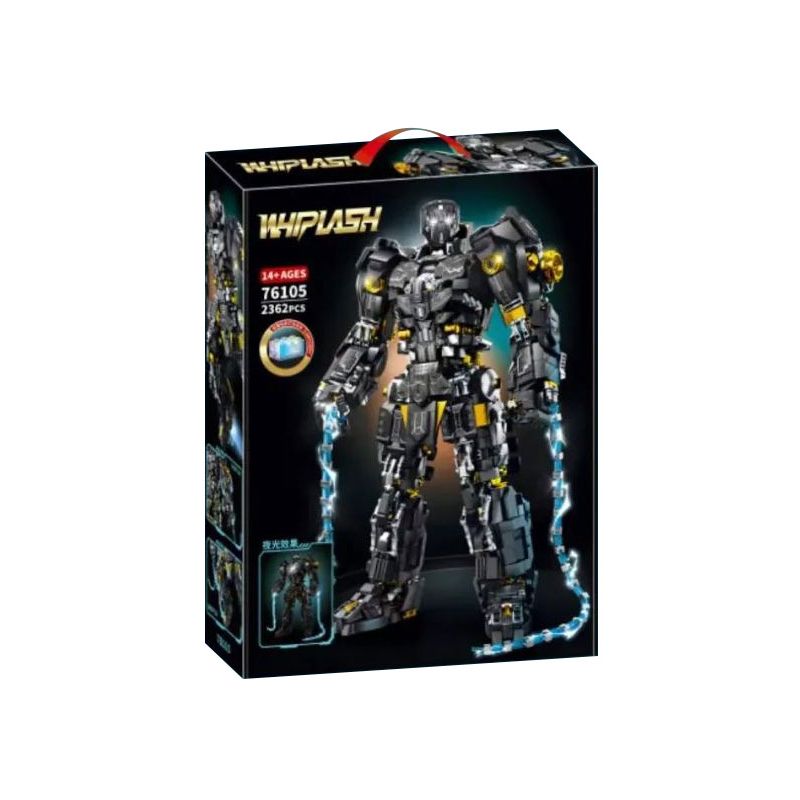 LY 76105 non Lego DÂY ROI/ROI TANG bộ đồ chơi xếp lắp ráp ghép mô hình Super Heroes WHIPLASH Siêu Nhân Anh Hùng 2362 khối