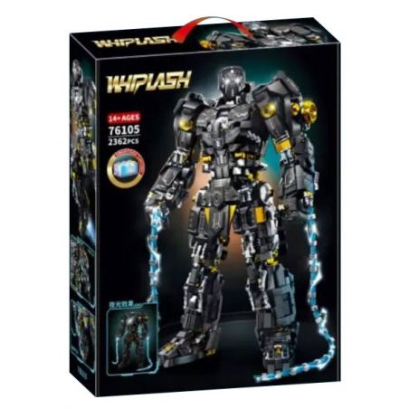 LY 76105 DÂY ROI/ROI TANG bộ đồ chơi xếp lắp ráp ghép mô hình Super Heroes WHIPLASH Siêu Nhân Anh Hùng 2362 khối