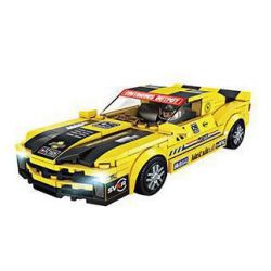FORANGE FC1605 1605 SIÊU XE NHANH NHẤT CHEVROLET CAMARO bộ đồ chơi xếp lắp ráp ghép mô hình Speed Champions Racing Cars Đua Xe Công Thức 305 khối