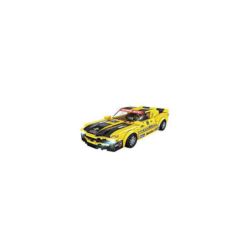 FORANGE FC1605 1605 SIÊU XE NHANH NHẤT CHEVROLET CAMARO bộ đồ chơi xếp lắp ráp ghép mô hình Speed Champions Racing Cars Đua Xe Công Thức 305 khối