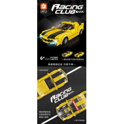 FORANGE FC1605 1605 SIÊU XE NHANH NHẤT CHEVROLET CAMARO bộ đồ chơi xếp lắp ráp ghép mô hình Speed Champions Racing Cars Đua Xe Công Thức 305 khối