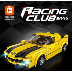 FORANGE FC1605 1605 SIÊU XE NHANH NHẤT CHEVROLET CAMARO bộ đồ chơi xếp lắp ráp ghép mô hình Speed Champions Racing Cars Đua Xe Công Thức 305 khối