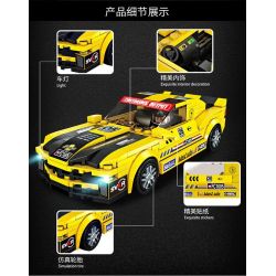 FORANGE FC1605 1605 SIÊU XE NHANH NHẤT CHEVROLET CAMARO bộ đồ chơi xếp lắp ráp ghép mô hình Speed Champions Racing Cars Đua Xe Công Thức 305 khối