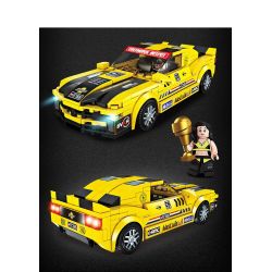 FORANGE FC1605 1605 SIÊU XE NHANH NHẤT CHEVROLET CAMARO bộ đồ chơi xếp lắp ráp ghép mô hình Speed Champions Racing Cars Đua Xe Công Thức 305 khối