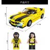 FORANGE FC1605 1605 SIÊU XE NHANH NHẤT CHEVROLET CAMARO bộ đồ chơi xếp lắp ráp ghép mô hình Speed Champions Racing Cars Đua Xe Công Thức 305 khối