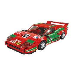 FORANGE FC1606 1606 SIÊU XE NHANH NHẤT FERRARI F40 bộ đồ chơi xếp lắp ráp ghép mô hình Speed Champions Racing Cars Đua Xe Công Thức 307 khối