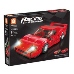 FORANGE FC1606 1606 SIÊU XE NHANH NHẤT FERRARI F40 bộ đồ chơi xếp lắp ráp ghép mô hình Speed Champions Racing Cars Đua Xe Công Thức 307 khối