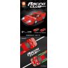 FORANGE FC1606 1606 SIÊU XE NHANH NHẤT FERRARI F40 bộ đồ chơi xếp lắp ráp ghép mô hình Speed Champions Racing Cars Đua Xe Công Thức 307 khối