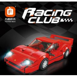 FORANGE FC1606 1606 SIÊU XE NHANH NHẤT FERRARI F40 bộ đồ chơi xếp lắp ráp ghép mô hình Speed Champions Racing Cars Đua Xe Công Thức 307 khối