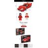 FORANGE FC1606 1606 SIÊU XE NHANH NHẤT FERRARI F40 bộ đồ chơi xếp lắp ráp ghép mô hình Speed Champions Racing Cars Đua Xe Công Thức 307 khối