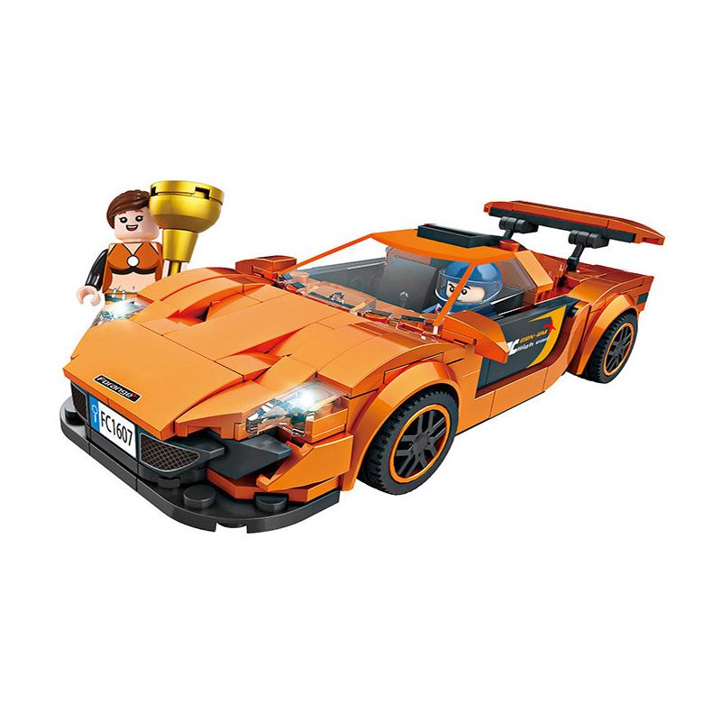 FORANGE FC1607 1607 non Lego SIÊU XE NHANH NHẤT MCLAREN P1 bộ đồ chơi xếp lắp ráp ghép mô hình Speed Champions Racing Cars Đua Xe Công Thức 321 khối