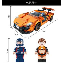 FORANGE FC1607 1607 SIÊU XE NHANH NHẤT MCLAREN P1 bộ đồ chơi xếp lắp ráp ghép mô hình Speed Champions Racing Cars Đua Xe Công Thức 321 khối