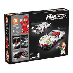 FORANGE FC1608 1608 SIÊU XE CỰC NHANH PORSCHE 911RSR bộ đồ chơi xếp lắp ráp ghép mô hình Speed Champions Racing Cars Đua Xe Công Thức 323 khối