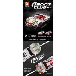 FORANGE FC1608 1608 SIÊU XE CỰC NHANH PORSCHE 911RSR bộ đồ chơi xếp lắp ráp ghép mô hình Speed Champions Racing Cars Đua Xe Công Thức 323 khối